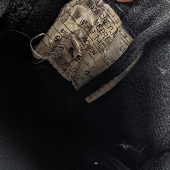 Merrell 45 Degree Hiking Boots Womens Size 9 Blade Grey/Light Blue Lace Up - Picture 6 of 7